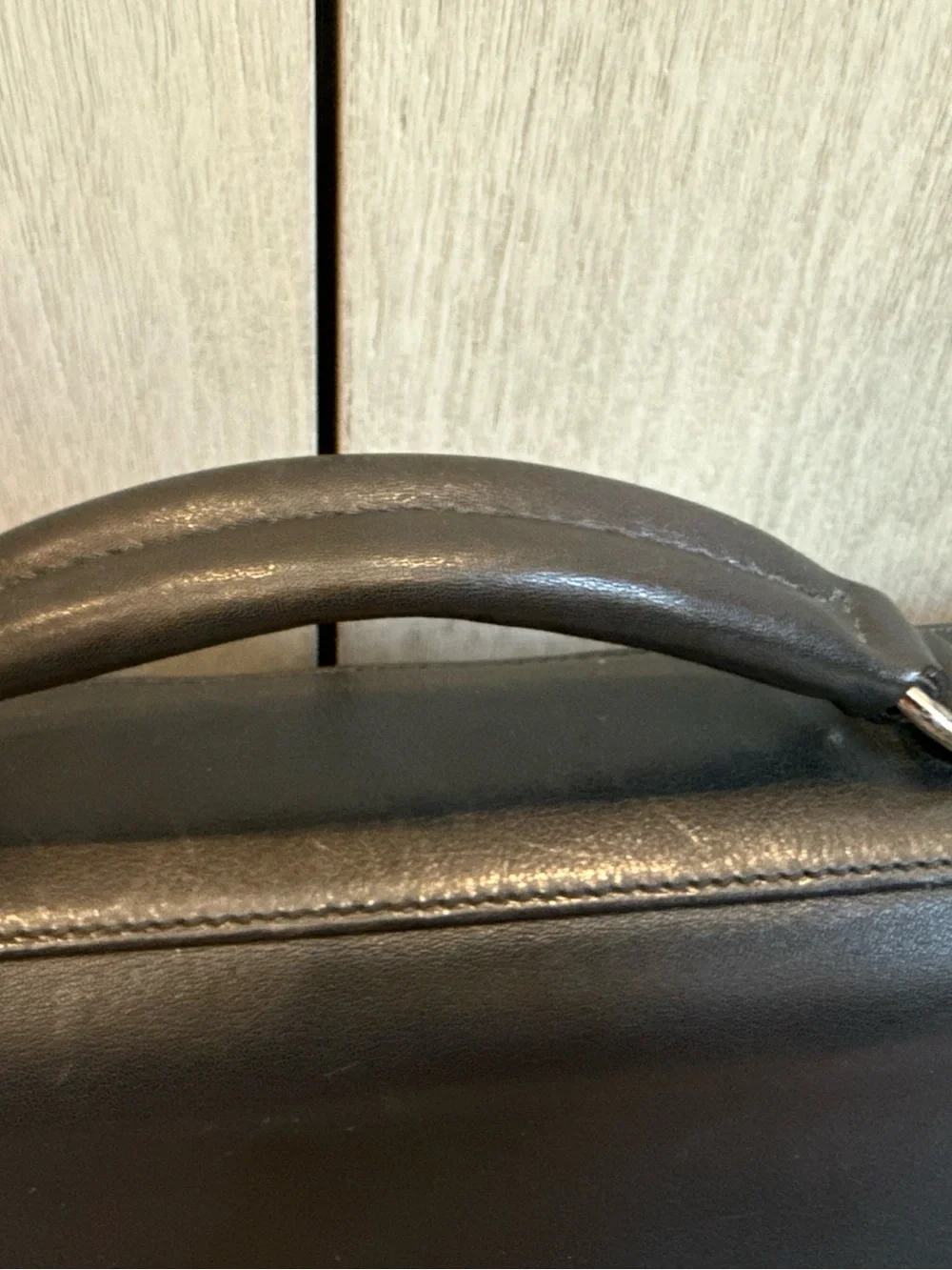 Coach Leather Briefcase Lexington Black Style K1E-5334 Vintage